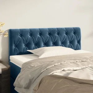 Hoofdbord | Hoofdeinde 100x7x78/88 cm fluweel donkerblauw Hoofdbord | Hoofdeinde 100x7x78/88 cm fluweel donkerblauw