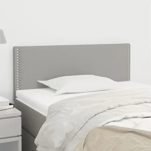 Hoofdbord | Hoofdeinde 90x5x78/88 cm stof lichtgrijs Hoofdbord | Hoofdeinde 90x5x78/88 cm stof lichtgrijs