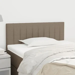 Hoofdbord | Hoofdeinde 90x5x78/88 cm stof taupe Hoofdbord | Hoofdeinde 90x5x78/88 cm stof taupe