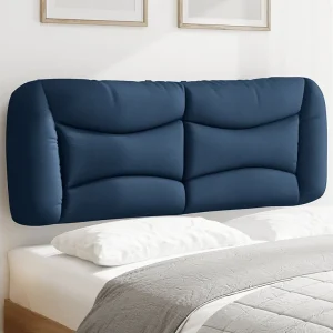 Hoofdbord | Hoofdbordkussen "Hvar" 140 cm stof blauw Hoofdbord | Hoofdbordkussen "Hvar" 140 cm stof blauw