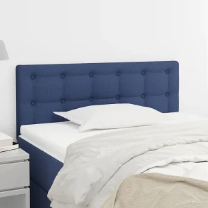 Hoofdbord | Hoofdeinde 80x5x78/88 cm stof blauw Hoofdbord | Hoofdeinde 80x5x78/88 cm stof blauw
