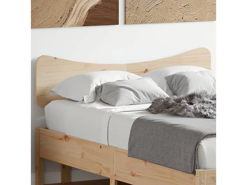 Hoofdbord | Hoofdeinde 120 cm massief grenenhout