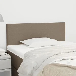 Hoofdbord | Hoofdeinde 100x5x78/88 cm stof taupe Hoofdbord | Hoofdeinde 100x5x78/88 cm stof taupe