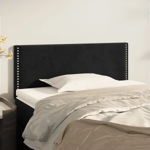 Hoofdbord | Hoofdeinde 100x5x78/88 cm fluweel zwart Hoofdbord | Hoofdeinde 100x5x78/88 cm fluweel zwart