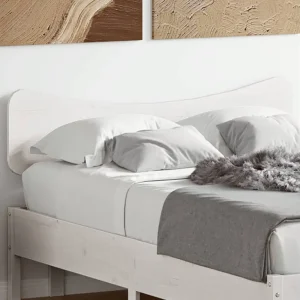 Hoofdbord | Hoofdeinde 120 cm massief grenenhout wit Hoofdbord | Hoofdeinde 120 cm massief grenenhout wit