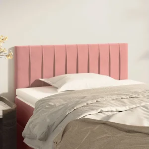 Hoofdbord | Hoofdeinde 100x5x78/88 cm fluweel roze Hoofdbord | Hoofdeinde 100x5x78/88 cm fluweel roze