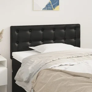 Hoofdbord | Hoofdeinde 100x5x78/88 cm kunstleer zwart Hoofdbord | Hoofdeinde 100x5x78/88 cm kunstleer zwart