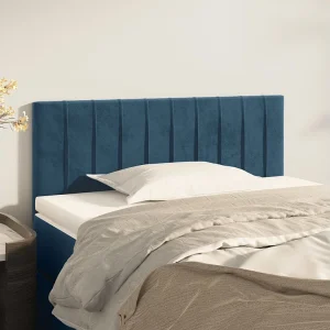 Hoofdbord | Hoofdeinde 80x5x78/88 cm fluweel donkerblauw Hoofdbord | Hoofdeinde 80x5x78/88 cm fluweel donkerblauw