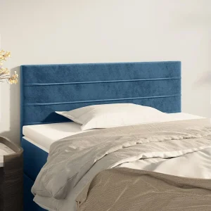 Hoofdbord | Hoofdeinde 90x5x78/88 cm fluweel donkerblauw Hoofdbord | Hoofdeinde 90x5x78/88 cm fluweel donkerblauw