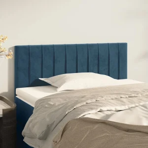 Hoofdbord | Hoofdeinde 90x5x78/88 cm fluweel donkerblauw Hoofdbord | Hoofdeinde 90x5x78/88 cm fluweel donkerblauw