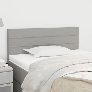 Hoofdbord | Hoofdeinde 80x5x78/88 cm stof lichtgrijs Hoofdbord | Hoofdeinde 80x5x78/88 cm stof lichtgrijs