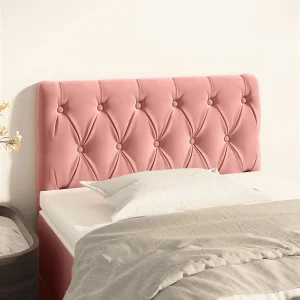 Hoofdbord | Hoofdeinde 80x7x78/88 cm fluweel roze Hoofdbord | Hoofdeinde 80x7x78/88 cm fluweel roze