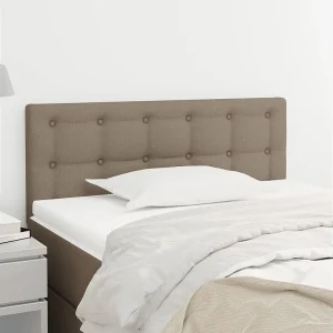 Hoofdbord | Hoofdeinde 80x5x78/88 cm stof taupe Hoofdbord | Hoofdeinde 80x5x78/88 cm stof taupe