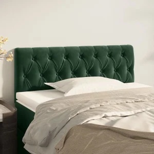 Hoofdbord | Hoofdeinde 100x7x78/88 cm fluweel donkergroen Hoofdbord | Hoofdeinde 100x7x78/88 cm fluweel donkergroen