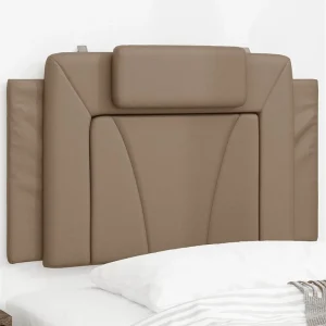 Hoofdbord | Hoofdbordkussen "Viana" 80 cm kunstleer cappuccinokleurig Hoofdbord | Hoofdbordkussen "Viana" 80 cm kunstleer cappuccinokleurig