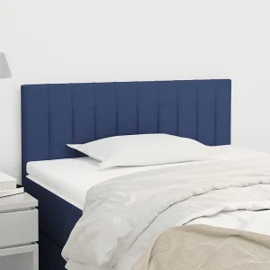 Hoofdbord | Hoofdeinde 100x5x78/88 cm stof blauw Hoofdbord | Hoofdeinde 100x5x78/88 cm stof blauw