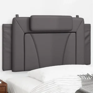 Hoofdbord | Hoofdbordkussen "Viana" 100 cm kunstleer grijs Hoofdbord | Hoofdbordkussen "Viana" 100 cm kunstleer grijs