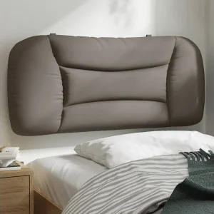 Hoofdbord | Hoofdbordkussen "Hvar" 90 cm stof taupe Hoofdbord | Hoofdbordkussen "Hvar" 90 cm stof taupe