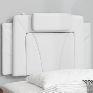 Hoofdbord | Hoofdbordkussen "Viana" 80 cm kunstleer wit Hoofdbord | Hoofdbordkussen "Viana" 80 cm kunstleer wit