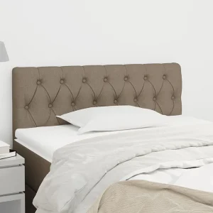 Hoofdbord | Hoofdeinde 100x7x78/88 cm stof taupe Hoofdbord | Hoofdeinde 100x7x78/88 cm stof taupe