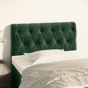 Hoofdbord | Hoofdeinde 80x7x78/88 cm fluweel donkergroen Hoofdbord | Hoofdeinde 80x7x78/88 cm fluweel donkergroen