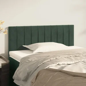 Hoofdbord | Hoofdeinde 80x5x78/88 cm fluweel donkergroen Hoofdbord | Hoofdeinde 80x5x78/88 cm fluweel donkergroen