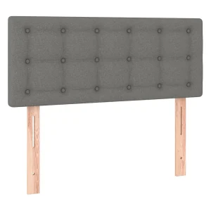 Hoofdbord | Hoofdeinde 90x5x78/88 cm stof donkergrijs Hoofdbord | Hoofdeinde 90x5x78/88 cm stof donkergrijs