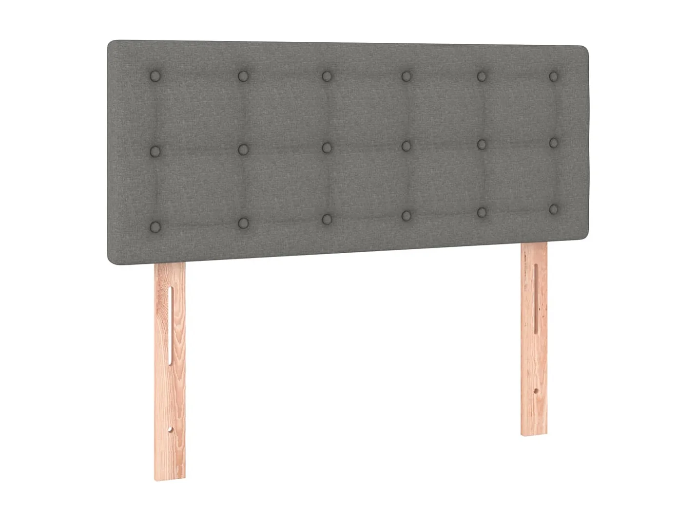 Hoofdbord | Hoofdeinde 90x5x78/88 cm stof donkergrijs