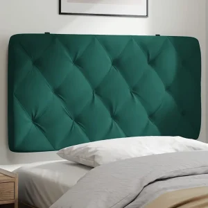 Hoofdbord | Hoofdbordkussen 100 cm fluweel donkergroen Hoofdbord | Hoofdbordkussen 100 cm fluweel donkergroen