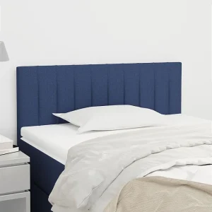 Hoofdbord | Hoofdeinde 80x5x78/88 cm stof blauw Hoofdbord | Hoofdeinde 80x5x78/88 cm stof blauw
