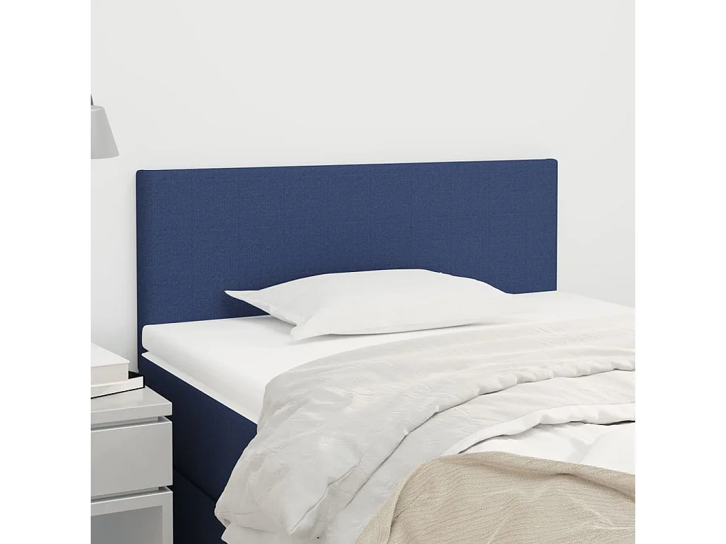 Hoofdbord | Hoofdeinde 100x5x78/88 cm stof blauw