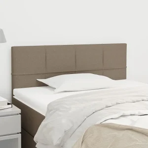 Hoofdbord | Hoofdeinde 100x5x78/88 cm stof taupe Hoofdbord | Hoofdeinde 100x5x78/88 cm stof taupe