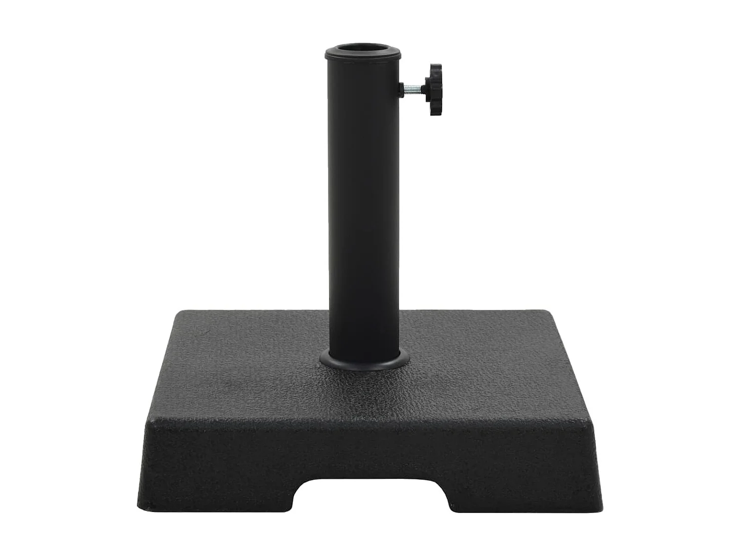 Hønefoss Parasolvoet vierkant 8 kg polyresin zwart