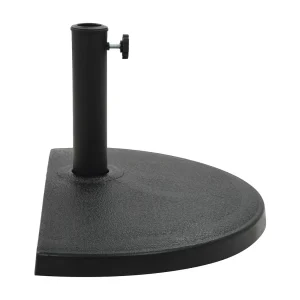Hønefoss Parasolvoet halfrond 15 kg polyresin zwart Hønefoss Parasolvoet halfrond 15 kg polyresin zwart