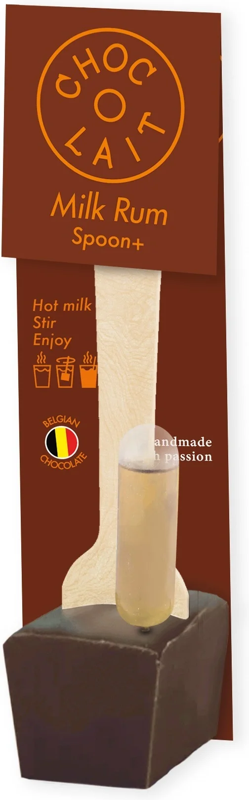 MoMe choco spoon melk met rhum 35 gr