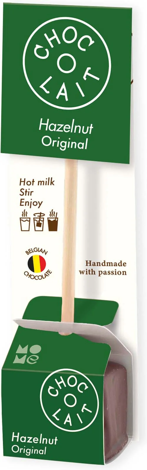 MoMe chocolade stick hazelnoot 33 gr