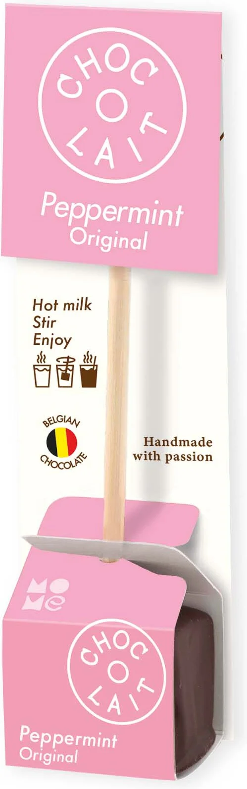 MoMe chocolade stick pepermunt 33 gr