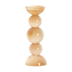 Kaarsenhouder ITINGA – Ø10×26.5 cm – Oranje