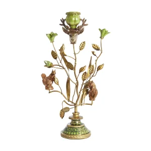 Kandelaar SORYN – 19x9x35 cm – Groen Kandelaar SORYN – 19x9x35 cm – Groen