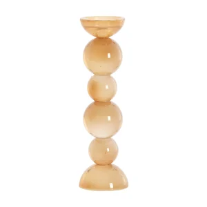 Kaarsenhouder ITINGA – Ø9.5×34 cm – Oranje
