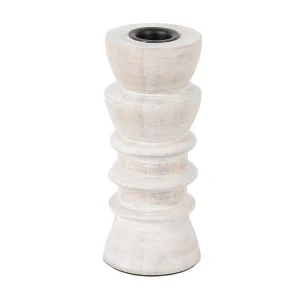 Kandelaar Modelar  – 6.5×6.5×20 cm – Wit