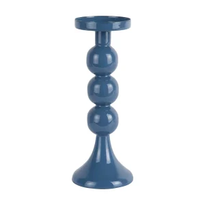 Kandelaar Funky – 8.5×8.5×23 cm – Blauw Kandelaar Funky – 8.5×8.5×23 cm – Blauw