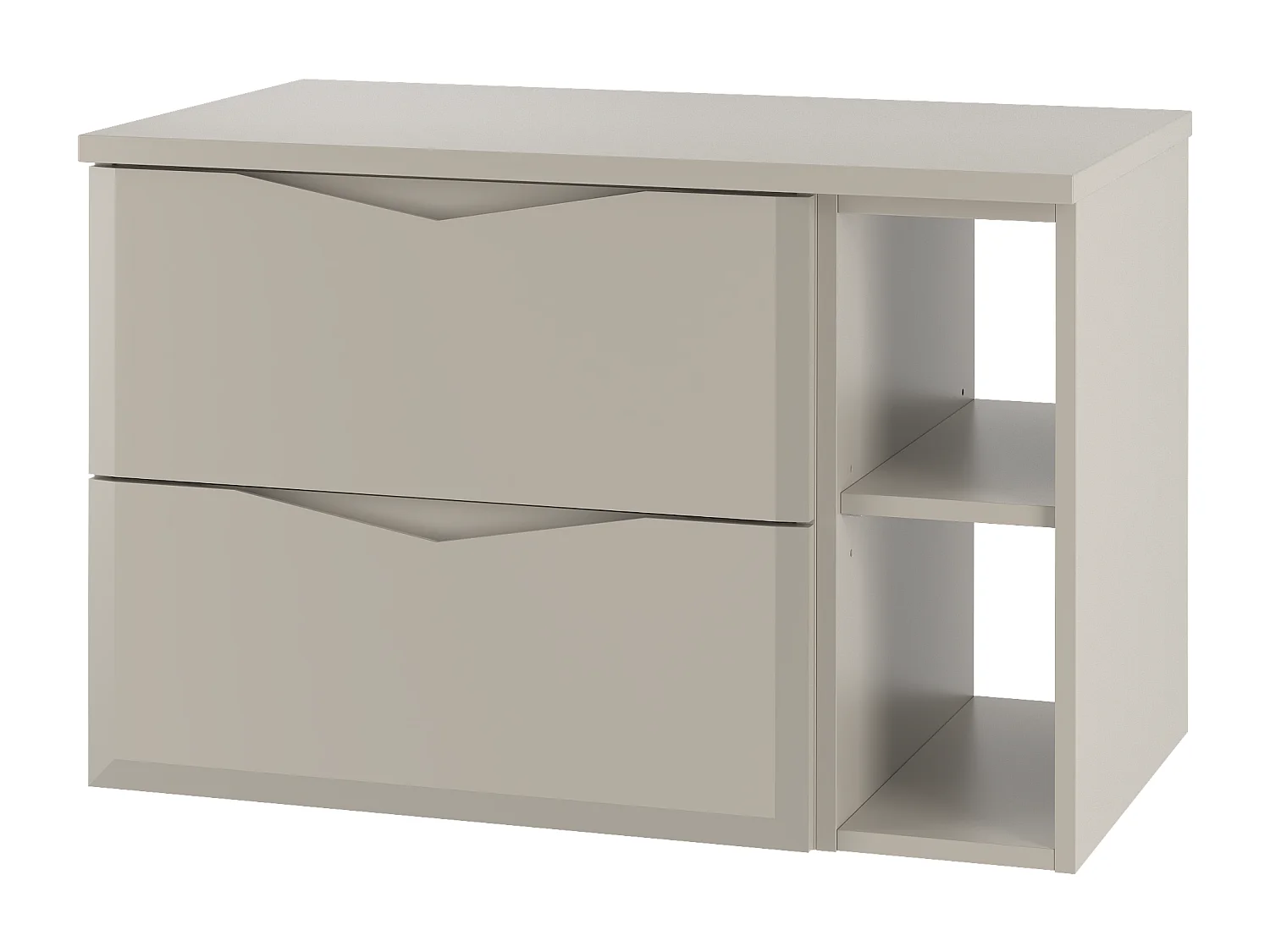 Kasjmier badkamerset 80 cm Kast met blad Delica-rek