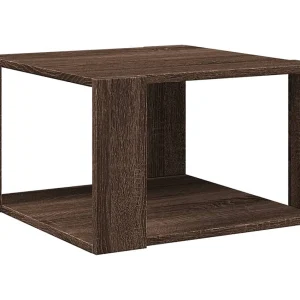 Julissa Salontafel 51,5×51,5×30 cm bewerkt hout bruin eikenkleurig Julissa Salontafel 51,5×51,5×30 cm bewerkt hout bruin eikenkleurig