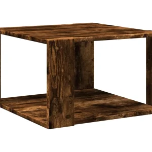 Julissa Salontafel 51,5×51,5×30 cm bewerkt hout gerookt eikenkleurig Julissa Salontafel 51,5×51,5×30 cm bewerkt hout gerookt eikenkleurig