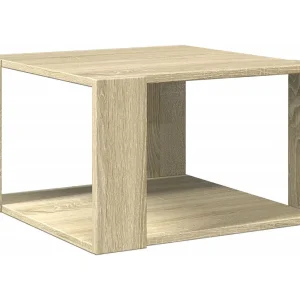 Julissa Salontafel 51,5×51,5×30 cm bewerkt hout sonoma eikenkleurig Julissa Salontafel 51,5×51,5×30 cm bewerkt hout sonoma eikenkleurig