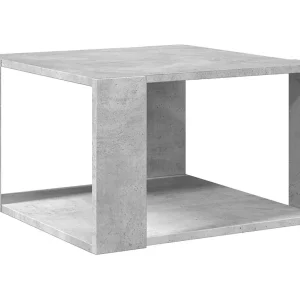 Julissa Salontafel 51,5×51,5×30 cm bewerkt hout betongrijs Julissa Salontafel 51,5×51,5×30 cm bewerkt hout betongrijs