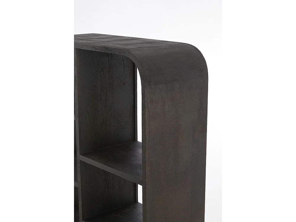 Kast DANE - 100x35x200 cm - Donkerbruin