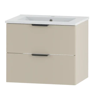 Kasjmier badkamerset 60 cm Kast met wastafel Pile Kasjmier badkamerset 60 cm Kast met wastafel Pile