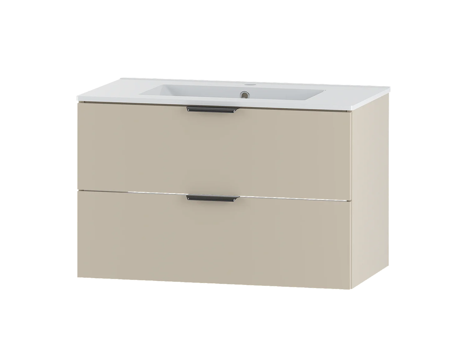 Kasjmier badkamerset 80 cm Kast met wastafel Pile